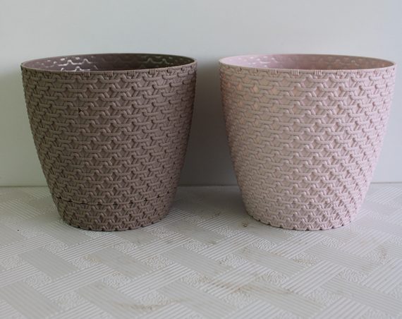 WICKER POT SINGLE PIECE