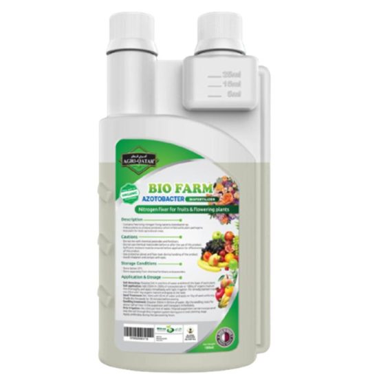 BIO FARM AZOTOBACTER (BIO FERTILIZER) 100ML BOTTLE