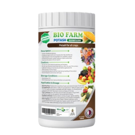 BIO FARM POTASH (BIO FERTILIZER) 100G BOTTLE